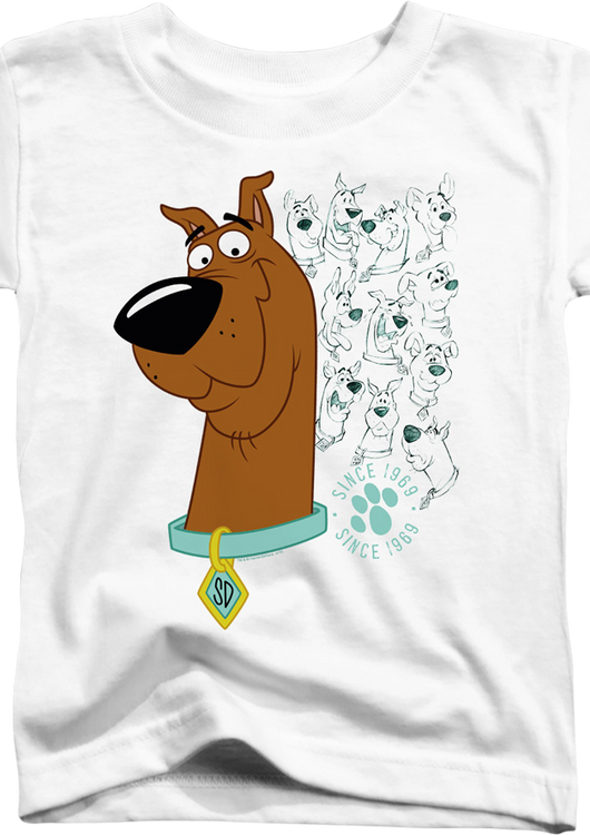 Youth Evolution Of Scooby-Doo Shirt - main product image