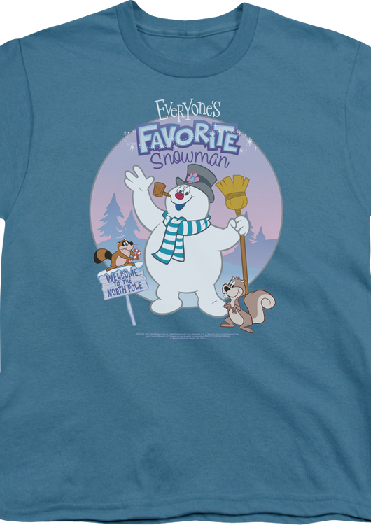 Youth Frosty The Snowman Shirt - main product image