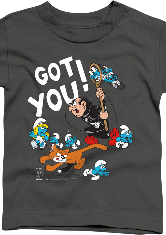 Youth Gargamel and Azrael Got You Smurfs Shirt - main product image