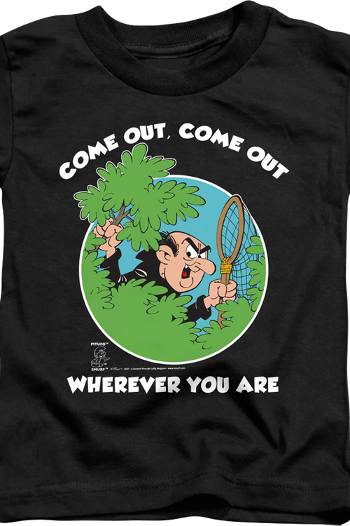 Youth Gargamel Come Out Smurfs Shirtmain product image