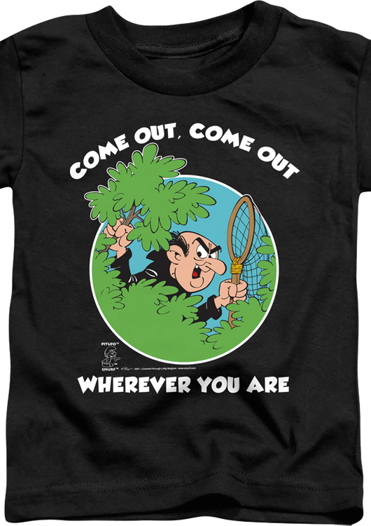 Youth Gargamel Come Out Smurfs Shirt - main product image
