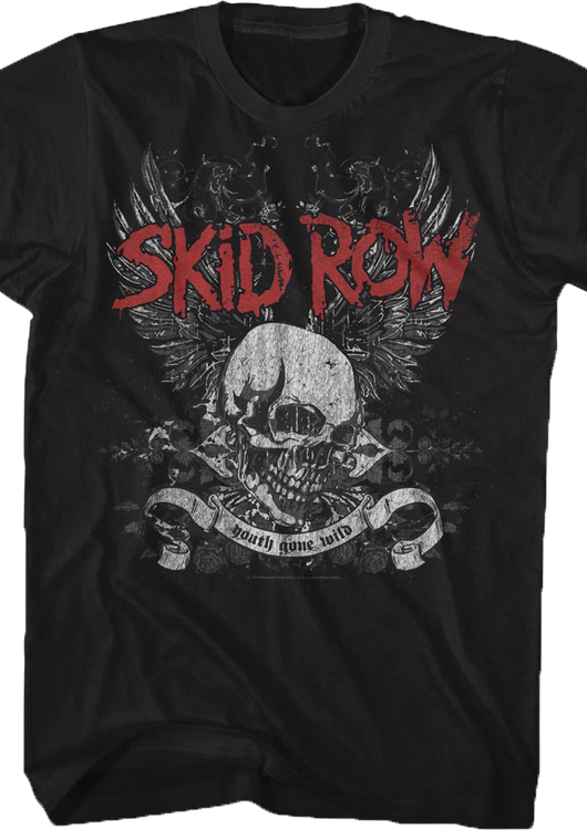 Youth Gone Wild Skid Row T-Shirt - main product image