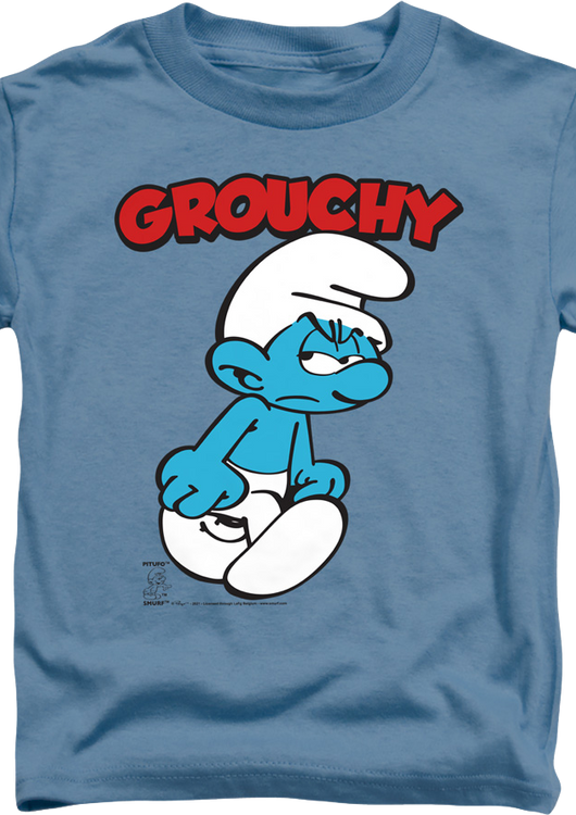 Youth Grouchy Smurf Shirt - main product image
