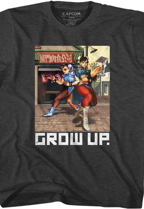 Youth Grow Up Street Fighter Shirt