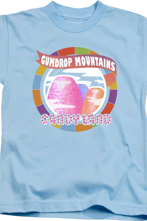 Youth Gumdrop Mountains Candy Land Shirtmain product image