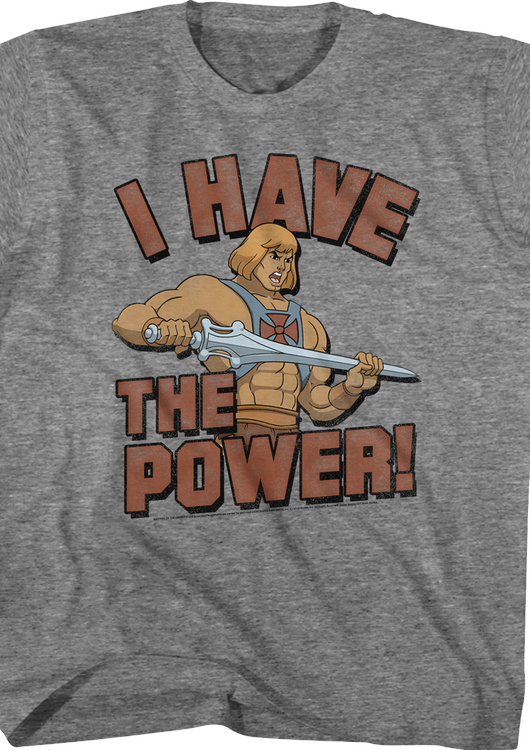 Youth He-Man I Have the Power Masters of the Universe Shirt - main product image
