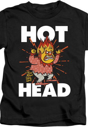 Youth Heat Miser Hot Head The Year Without A Santa Claus Shirt