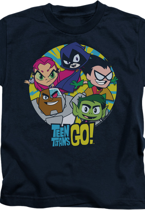 Youth Heroes Teen Titans Go Shirt