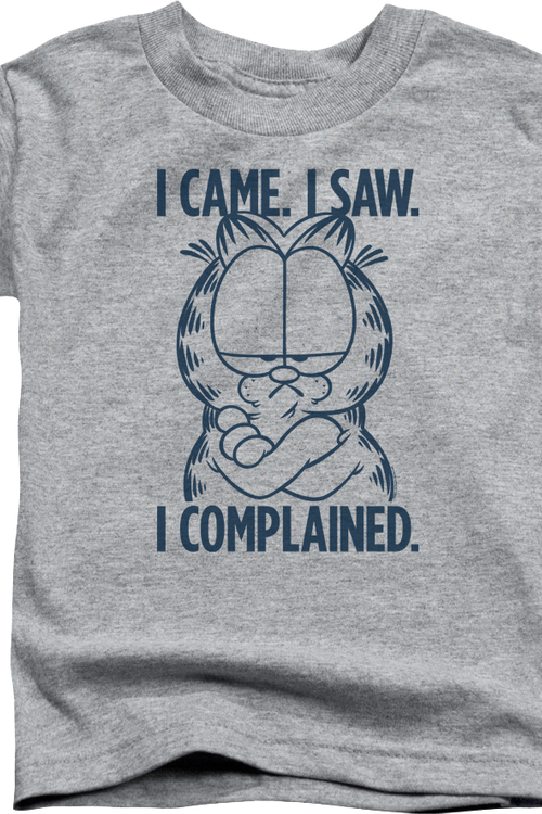 Youth I Came I Saw I Complained Garfield Shirt - main product image