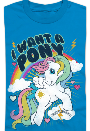 Youth I Want A My Little Pony Shirt