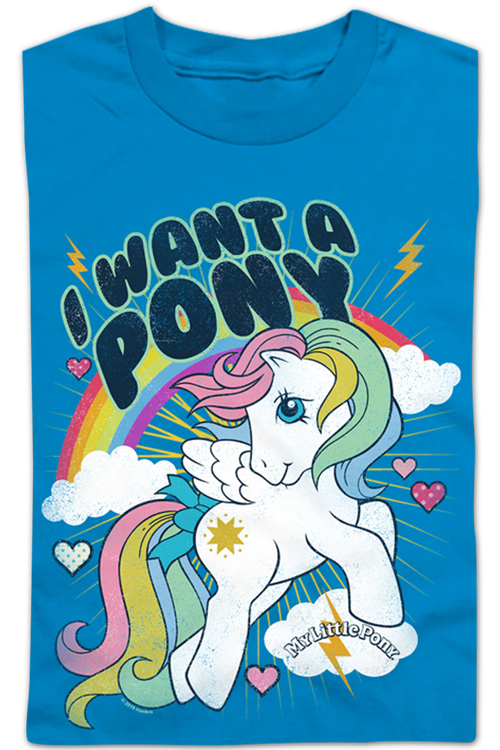 Youth I Want A My Little Pony Shirtmain product image
