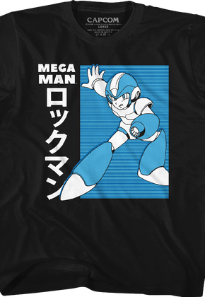 Youth Japanese Mega Man Shirt