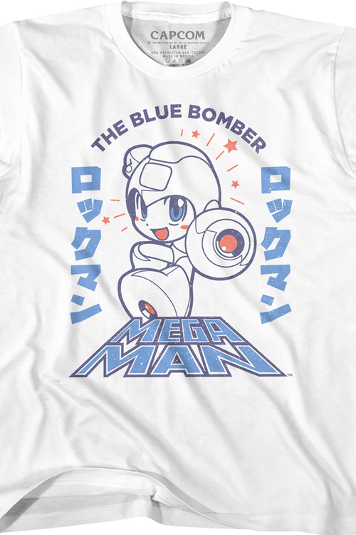 Youth Japanese Text Mega Man Shirtmain product image