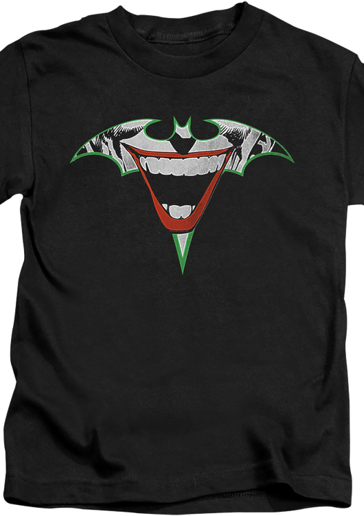 Youth Joker Bat Symbol DC Comics Shirt - main product image