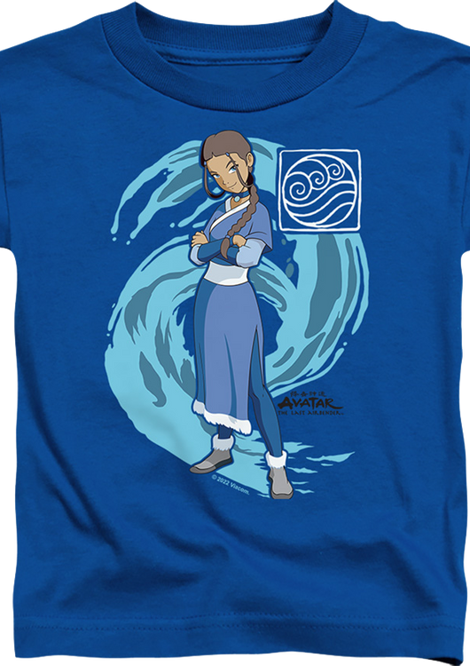 Youth Katara Water Wave Avatar The Last Airbender Shirt - main product image