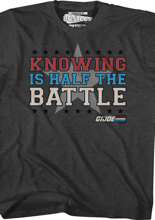 Youth Knowing Is Half The Battle GI Joe Shirt - main product image