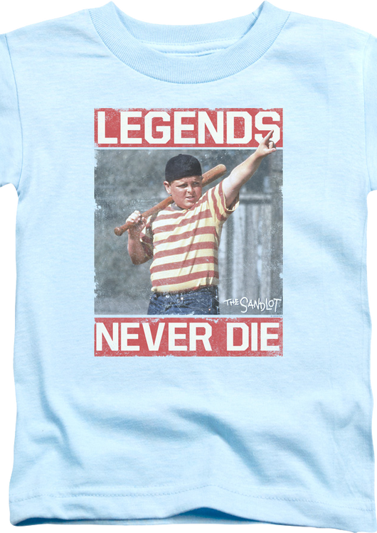 Youth Legends Never Die Sandlot Shirt - main product image