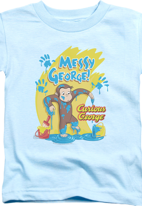 Youth Messy Curious George Shirt
