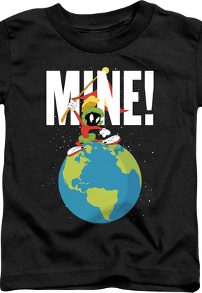 Youth Mine Marvin The Martian Looney Tunes Shirt
