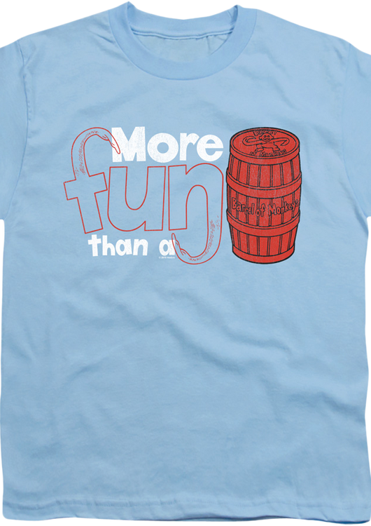 Youth More Fun Than A Barrel Of Monkeys Shirt - main product image