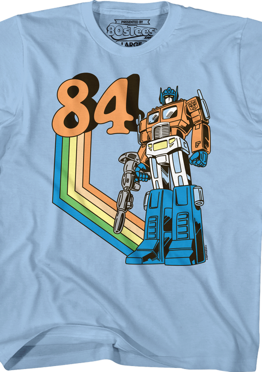Youth Optimus Prime 84 Transformers Shirt - main product image