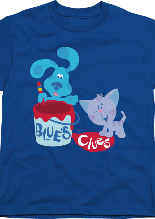 Youth Paint Can Blue's Clues Shirt - main product image
