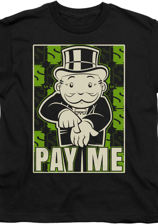 Youth Pay Me Monopoly Shirt - main product image