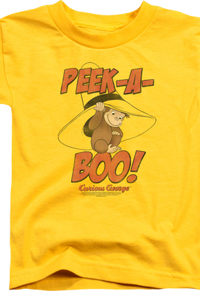 Youth Peek-A-Boo Curious George Shirt