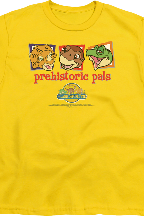 Youth Prehistoric Pals Land Before Time Shirtmain product image
