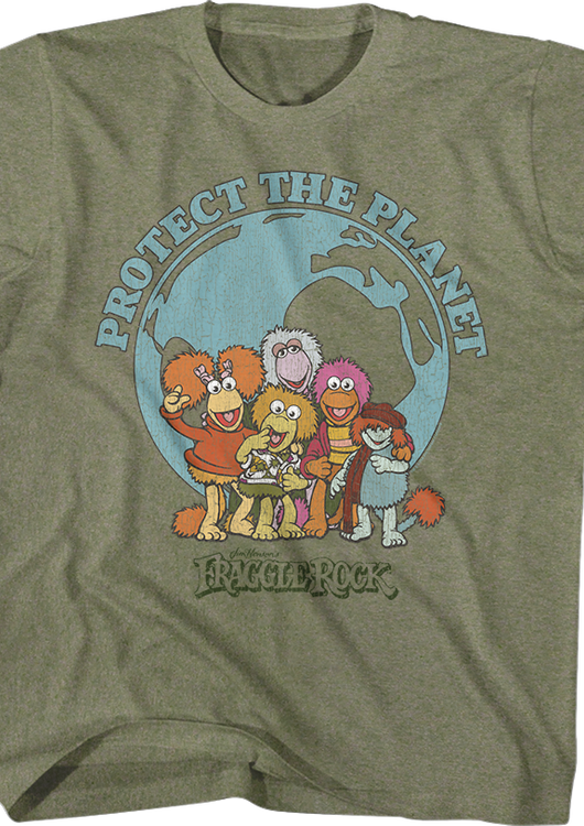 Youth Protect The Planet Fraggle Rock Shirt - main product image