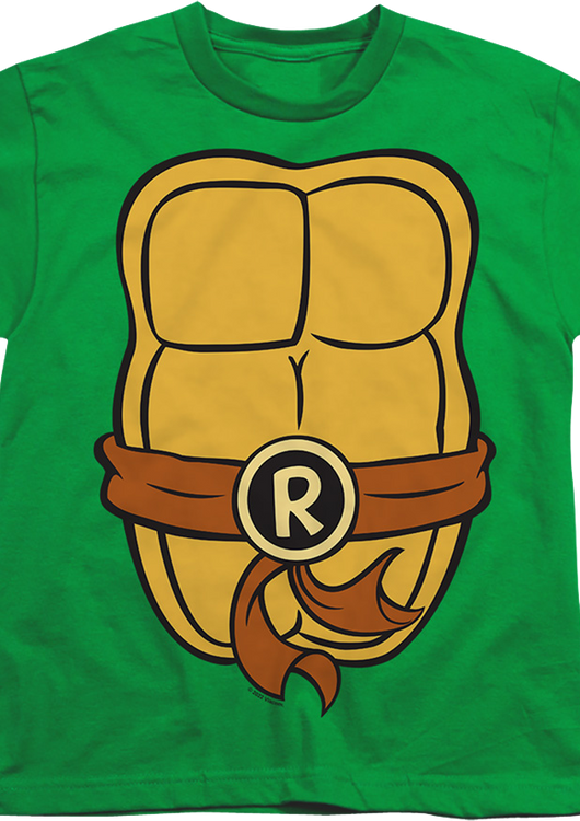 Youth Raphael Teenage Mutant Ninja Turtles Costume Shirt - main product image