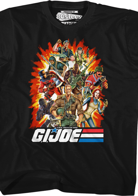 Youth Real American Heroes Group GI Joe Shirt - main product image