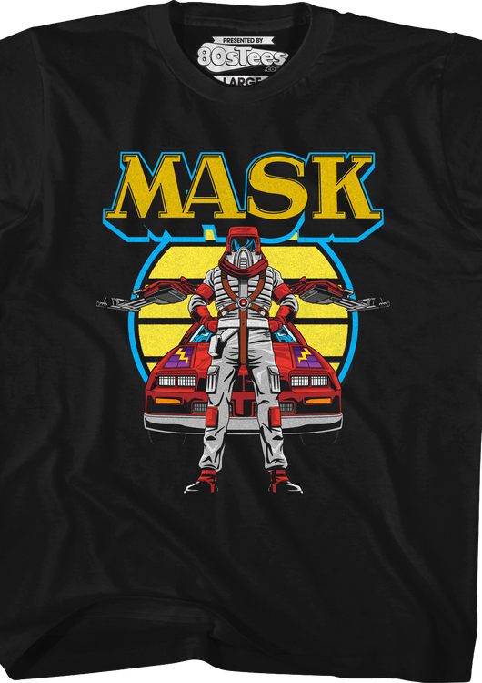 Youth Retro Matt Trakker And Thunderhawk MASK Shirt - main product image