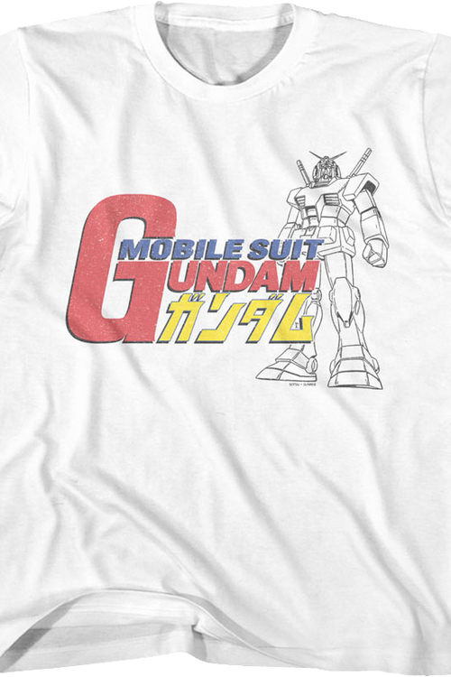 Youth RX-78-2 Sketch Gundam Shirt - main product image