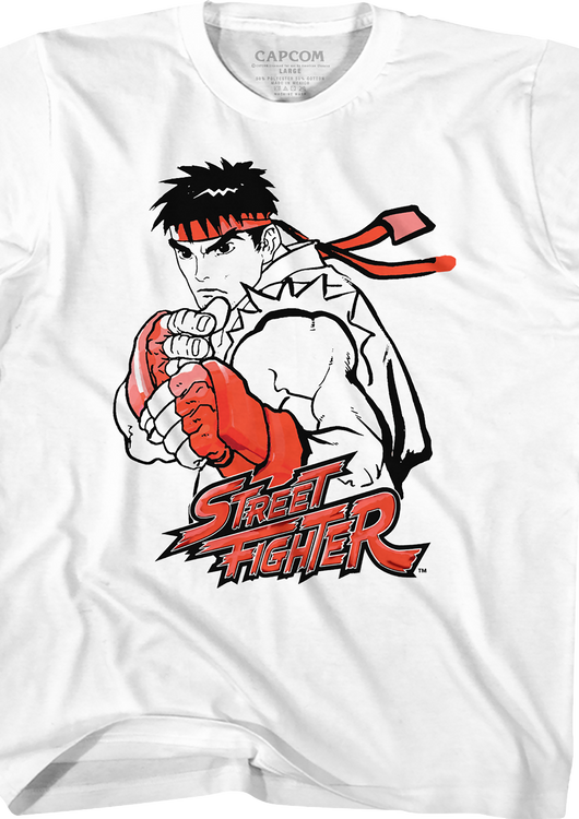Youth Ryu Street Fighter Shirt - main product image