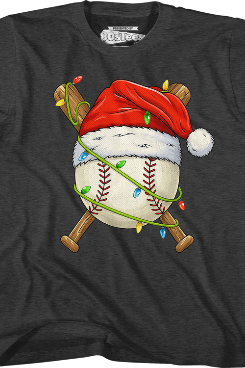 Youth Santa Baseball Shirtmain product image