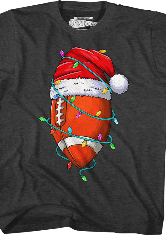 Youth Santa Football Shirt - main product image