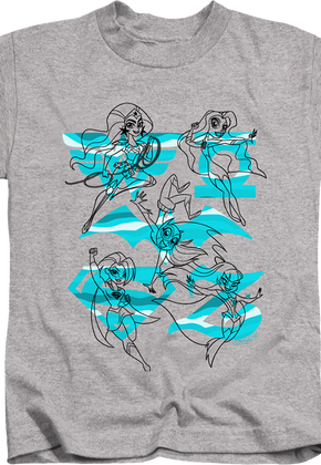 Youth Sketches DC Super Hero Girls Shirt