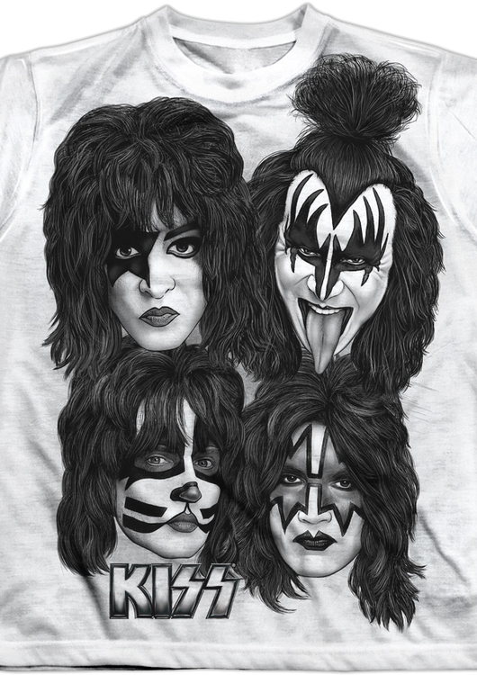 Youth Sketches KISS Shirt - main product image