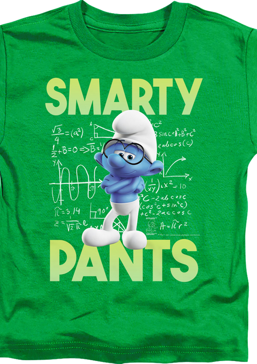 Youth Smarty Pants Smurfs Shirt - main product image