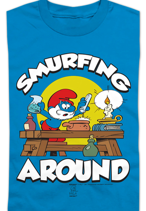 Youth Smurfing Around Smurfs Shirt