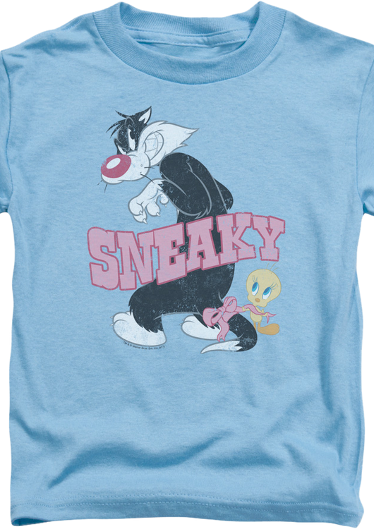 Youth Sneaky Sylvester and Tweety Looney Tunes Shirt - main product image