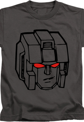 Youth Starscream Head Shot Transformers Shirt