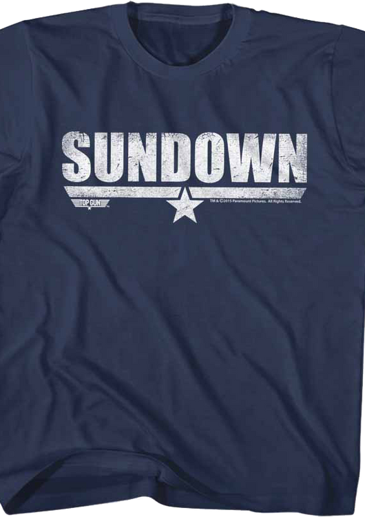 Youth Sundown Top Gun Shirt - main product image