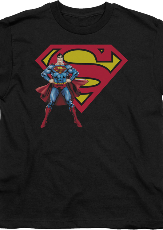 Youth Superman With Logo DC Comics Shirt - main product image