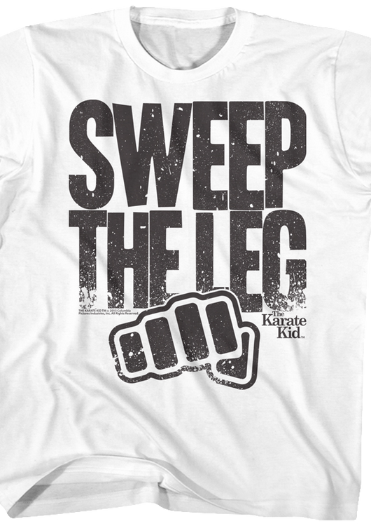 Youth Sweep The Leg Karate Kid Shirt - main product image