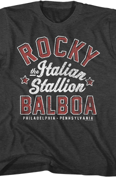 Youth The Italian Stallion Rocky Balboa Shirt