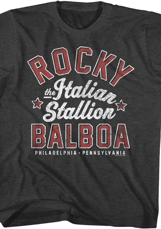 Youth The Italian Stallion Rocky Balboa Shirt - main product image