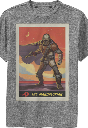 Youth The Mandalorian Poster Star Wars Shirt