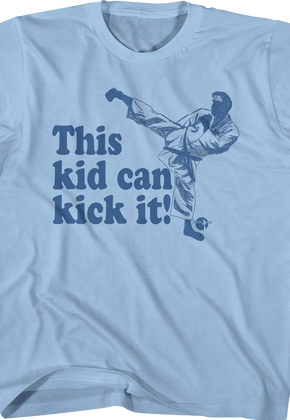 Youth This Kid Can Kick It Karate Kid Shirt